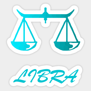 LIBRA Horoscope Zodiac Sticker